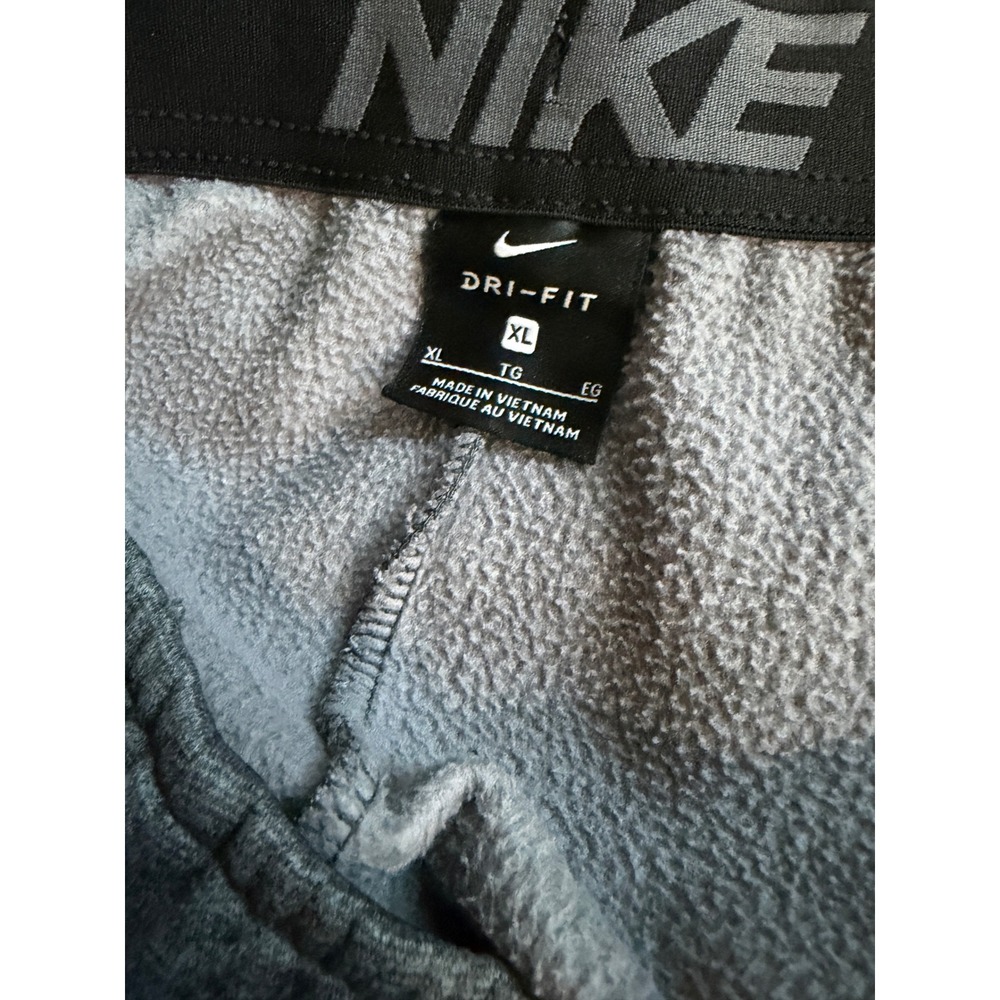 Nike Mens XL Dri-FIT Therma Training Pants Gray Fleece Joggers 932253-071 - Picture 3 of 5